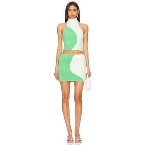 SER.O.YA WILMA FUZZY CROP TOP AND SKIRT SET - NWT